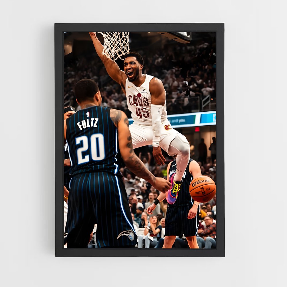 Poster Dunk de Donovan – affiche Basketball (vue 2)
